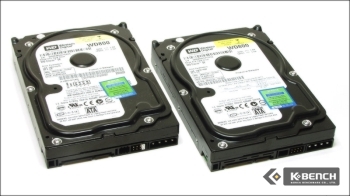 WD SATA I HDD(左)와 SATA II HDD