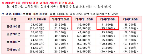 http://www.kbench.com/?q=node/152478 절묘한 KT와 SKT의 일부 요금제 폐지,소비자 혜택 줄고 통신사 이득 ...