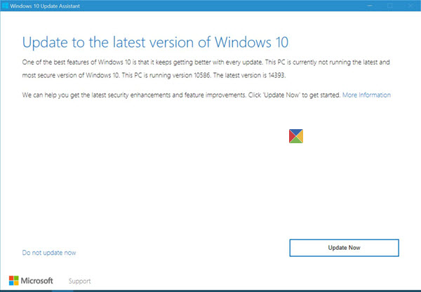 microsoft windows 10 update assistant