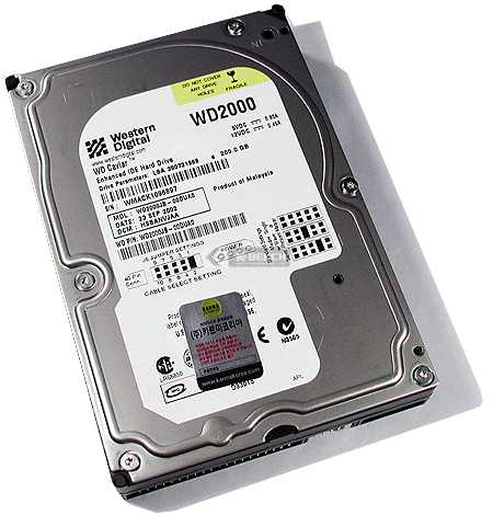 [리뷰] 200GB! Western Digital WD2000JB | 케이벤치 리뷰