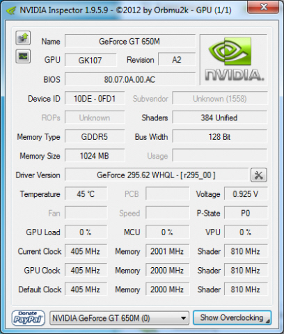 Сравнение видеокарт nvidia geforce gt 650m