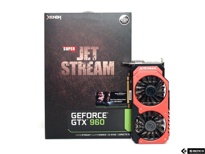 무소음 모드 90mm 듀얼팬 탑재, 이엠텍 지포스 GTX960 Super JETSTREAM | 케이벤치 리뷰