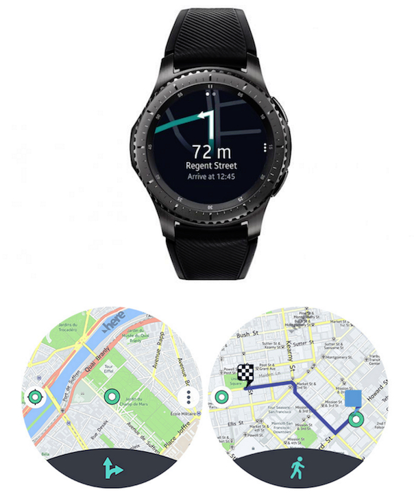 here wego samsung gear s3