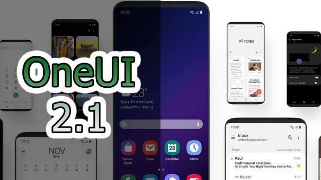 one ui 2.1 s9 plus