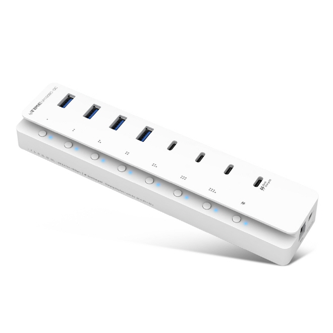 ipTIME, USB 3.2 Gen2 + 퀵차지 3.0 지원 8포트 USB 허브 ipTIME UH1008C-QC 출시 | 케이 ...