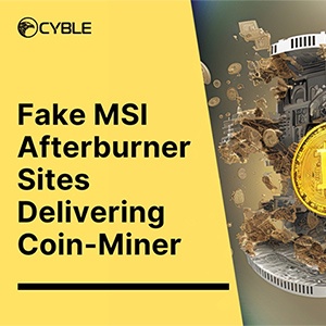 MSI Afterburner download alert, 50+ spoof sites only