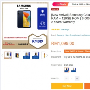 Samsung Electronics to Release Galaxy M14 5G in Malaysia with Discount Promotion