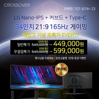 Crossover Zone Announces Special Event for the Restocking of the 34-Inch NanoIPS Curved Gaming Monitor ’34LGD169N NanoIPS 165 TYPE-C PD Ultragaming Curved’