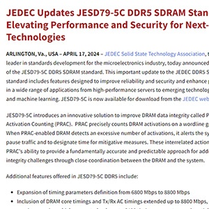 JEDEC Announces DDR5 Memory Update With Faster Speeds And Improved Data ...