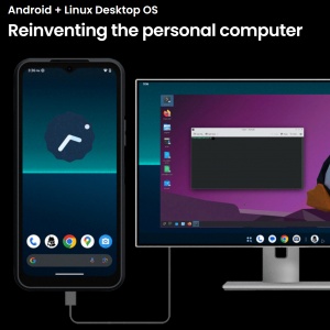 안드로이드 · 리눅스 · 윈도우 11 멀티부팅 지원 .. 트리플 OS 스마트폰  넥스폰  발표