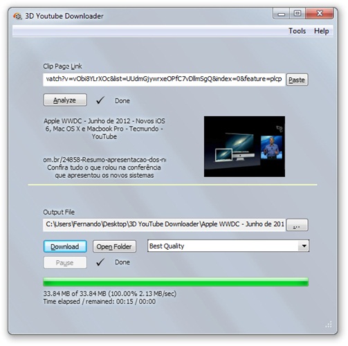3D Youtube Downloader 1.20.1 + Batch 2.12.17 download the last version for ios