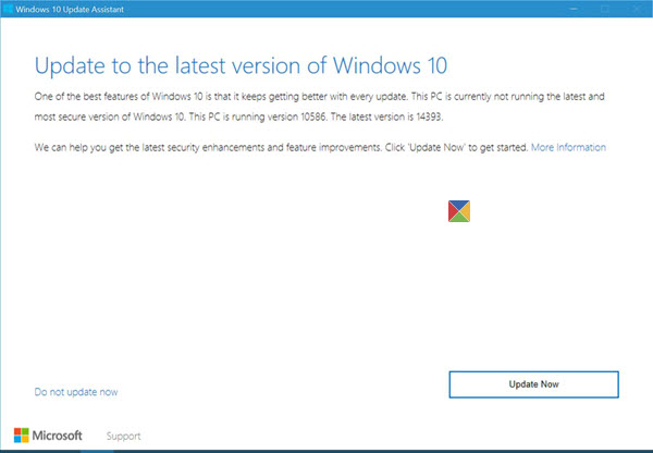get windows 10 update assistant