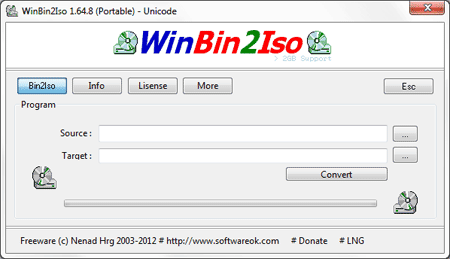 WinBin2Iso 6.21 download
