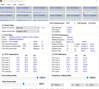Quick CPU 4.6.0 download the new for windows
