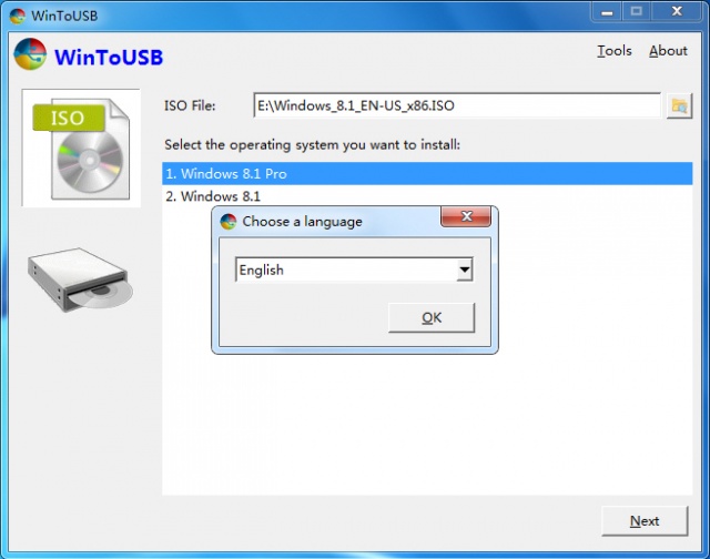 WinToUSB v7.4 (USB에 운영체제 설치)